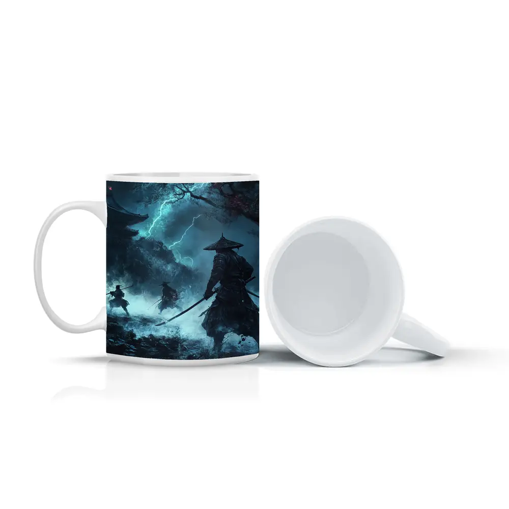 Samurai Warriors Storm Dark Mystical Temple – Mugs