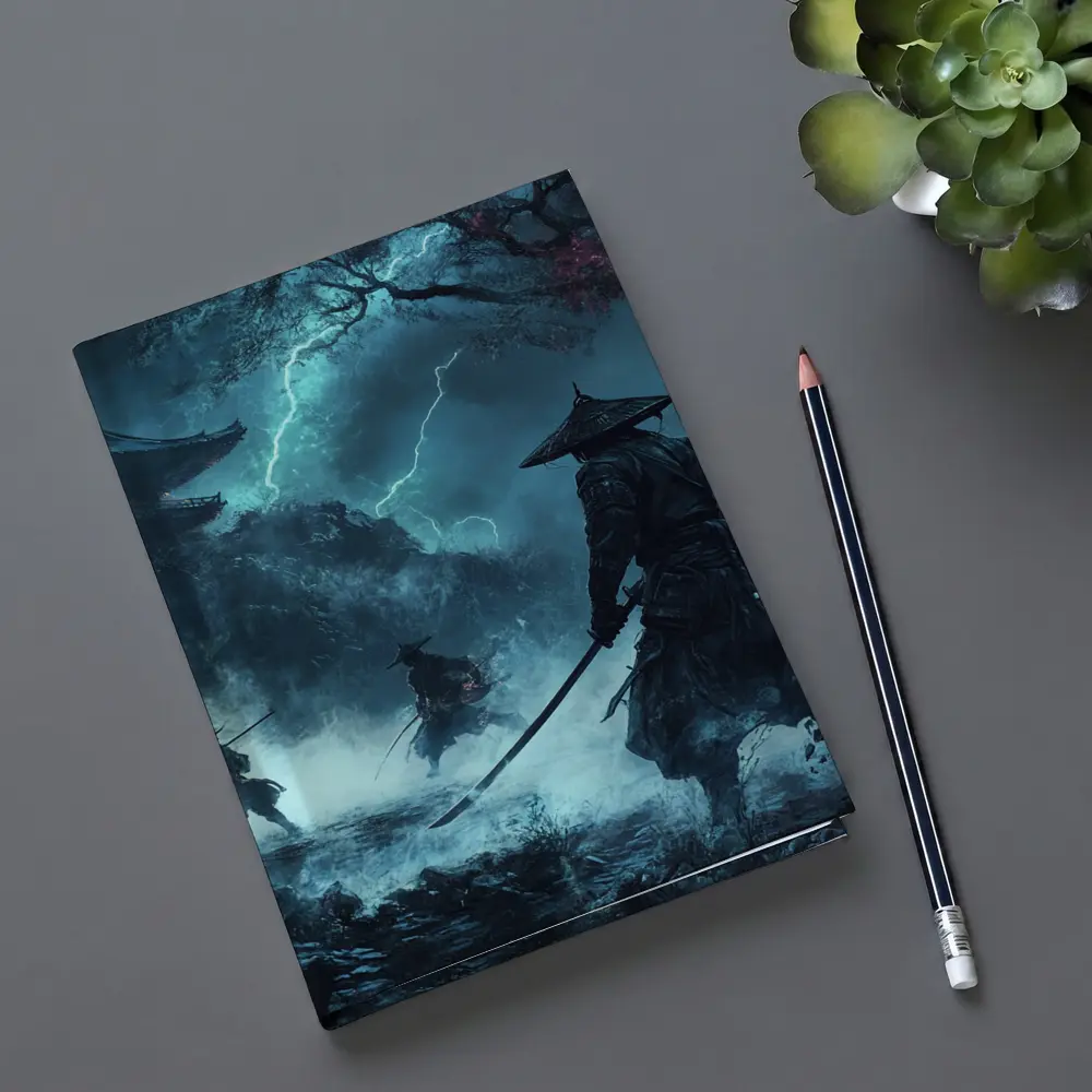 Samurai Warriors Storm Dark Mystical Temple – Notebooks
