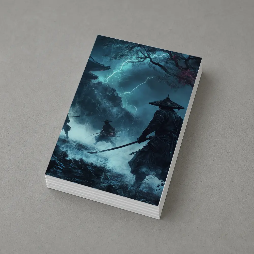 Samurai Warriors Storm Dark Mystical Temple – Postcards
