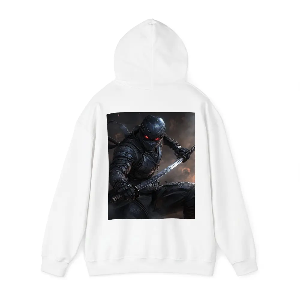 Dark Ninja Warrior Red Eyes Smoke Battle – Hoodies