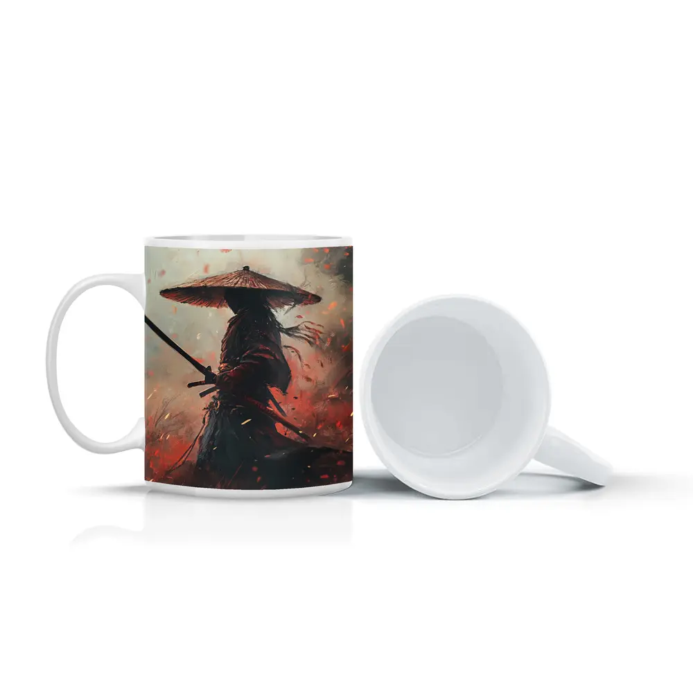 Samurai Warrior With Katana Ember Storm – Mugs