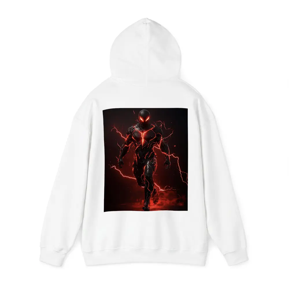 Dark Armored Hero Red Lightning Storm – Hoodies