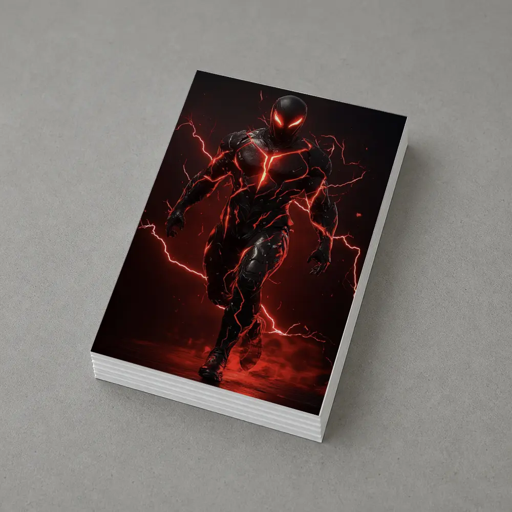 Dark Armored Hero Red Lightning Storm – Postcards