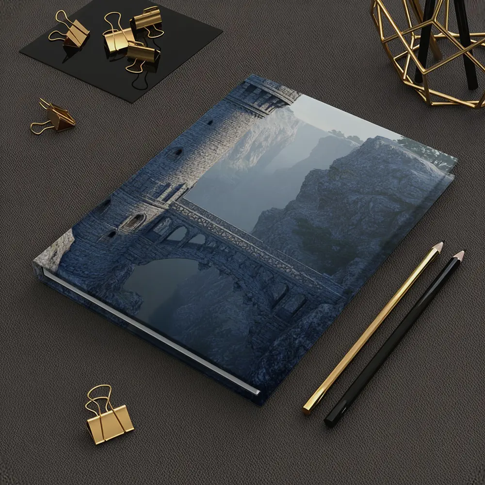 Medieval Stone Tower Bridge Canyon Mist – Notebooks