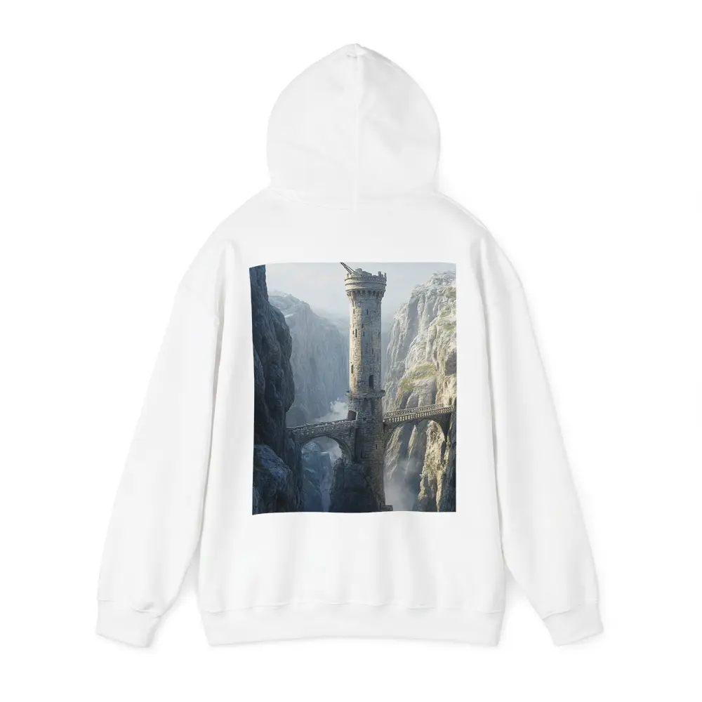 Stone Tower Bridge Canyon Fantasy Art – Hoodies