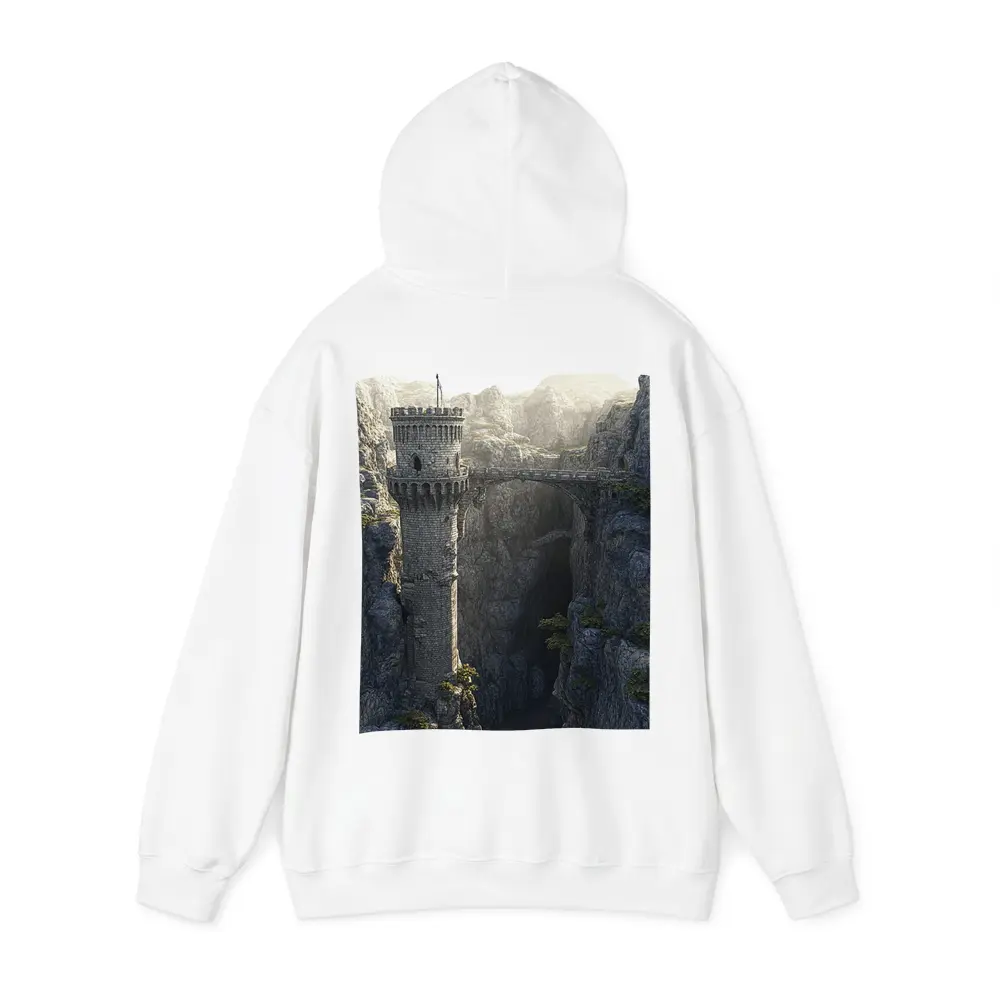 Medieval Stone Tower Bridge Rocky Canyon – Hoodies