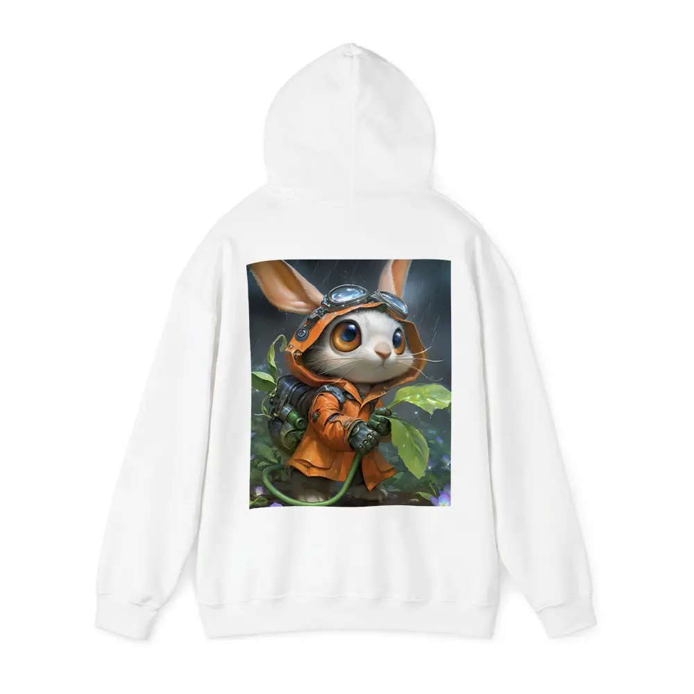 Steampunk Bunny Adventurer Orange Raincoat Rain – Hoodies