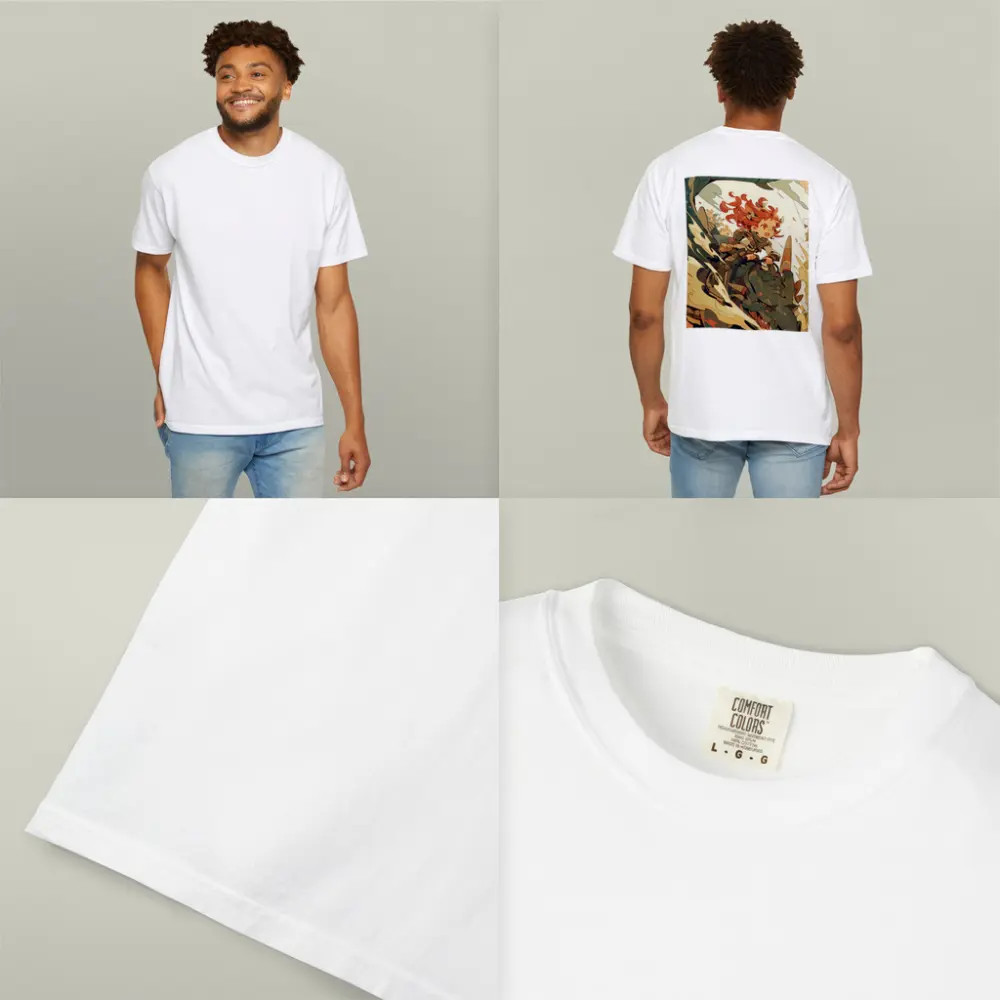 Anime Girl Riding Dragon Fantasy Art – T-Shirts