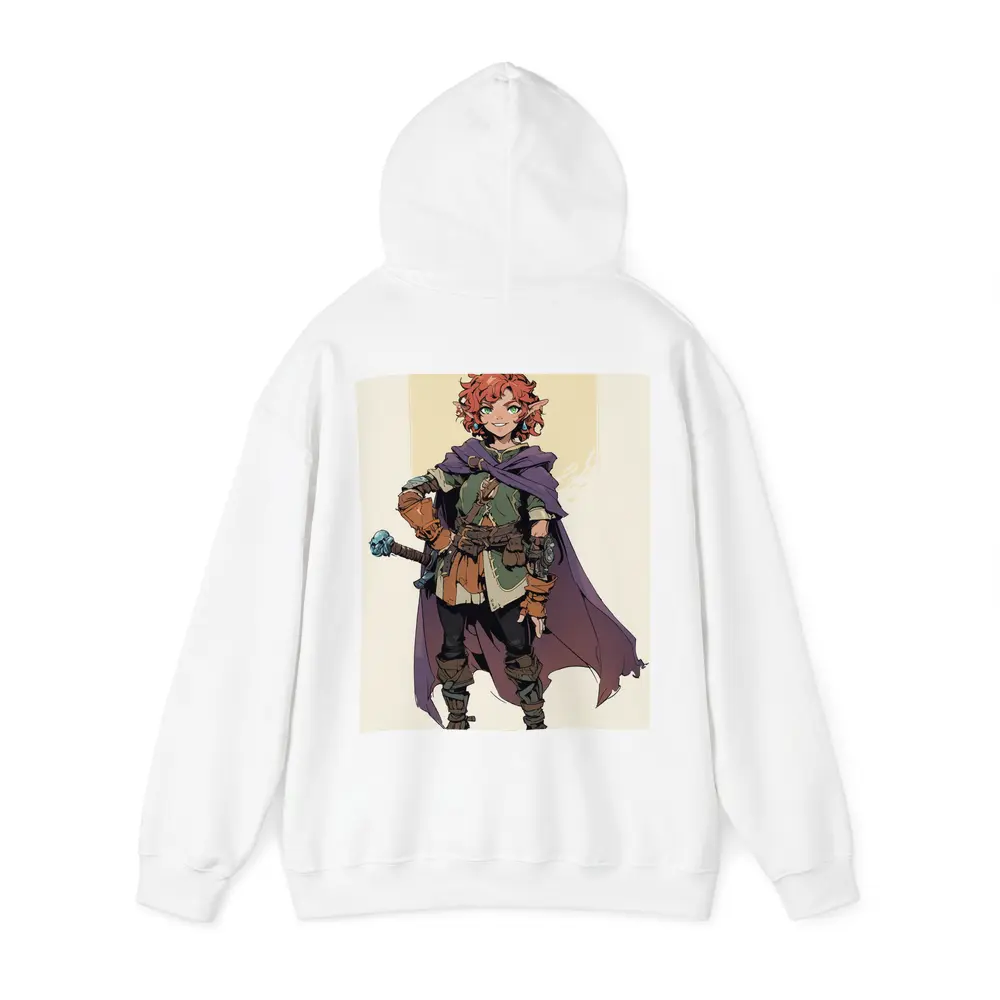 Red Haired Elf Rogue Fantasy Anime Art – Hoodies