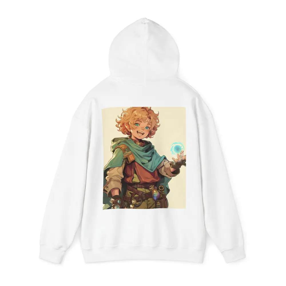Anime Elf Boy Casting Magic Spell Art – Hoodies