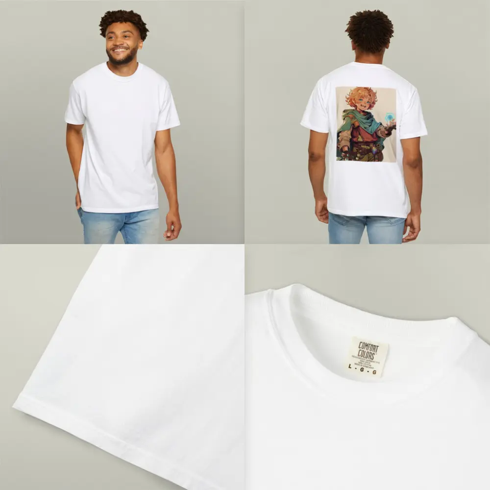 Anime Elf Boy Casting Magic Spell Art – T-Shirts