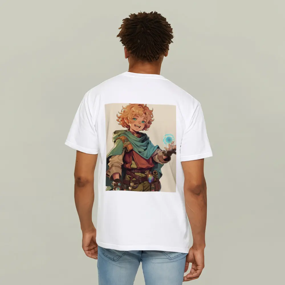 Anime Elf Boy Casting Magic Spell Art – T-Shirts