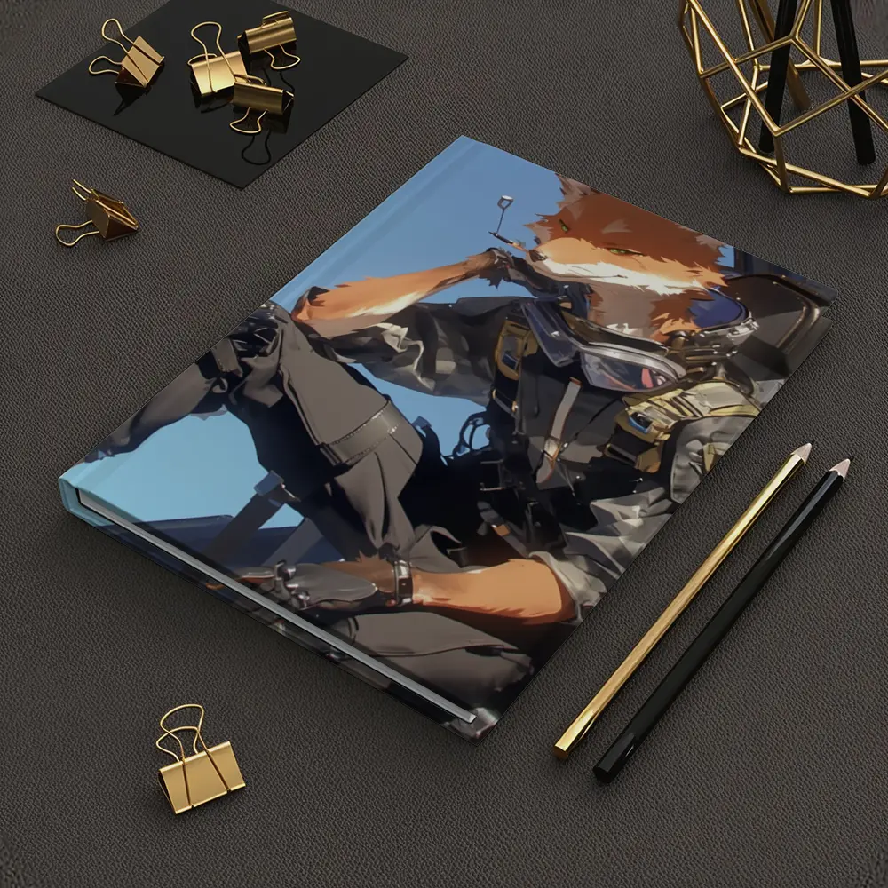 Anime Fox Warrior Tactical Gear Blue Sky – Notebooks