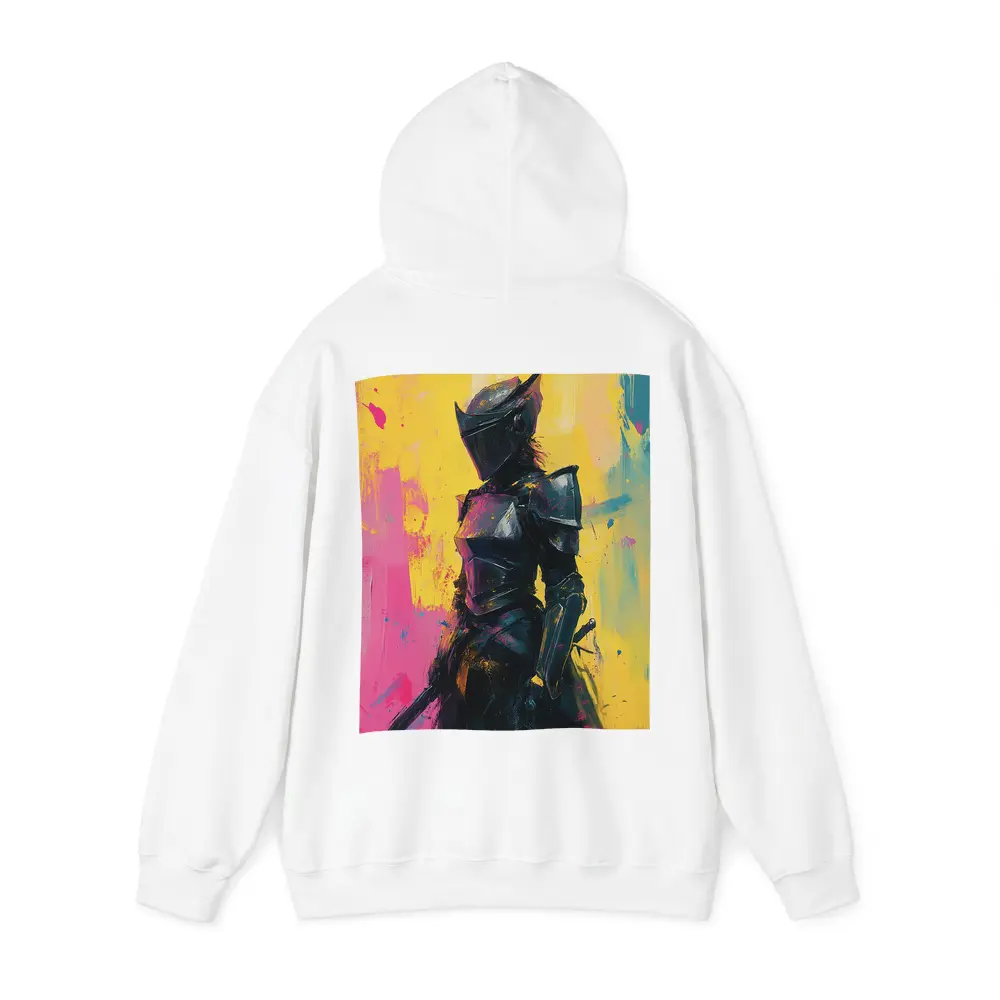 Dark Knight Armor Pop Art Paint Background – Hoodies