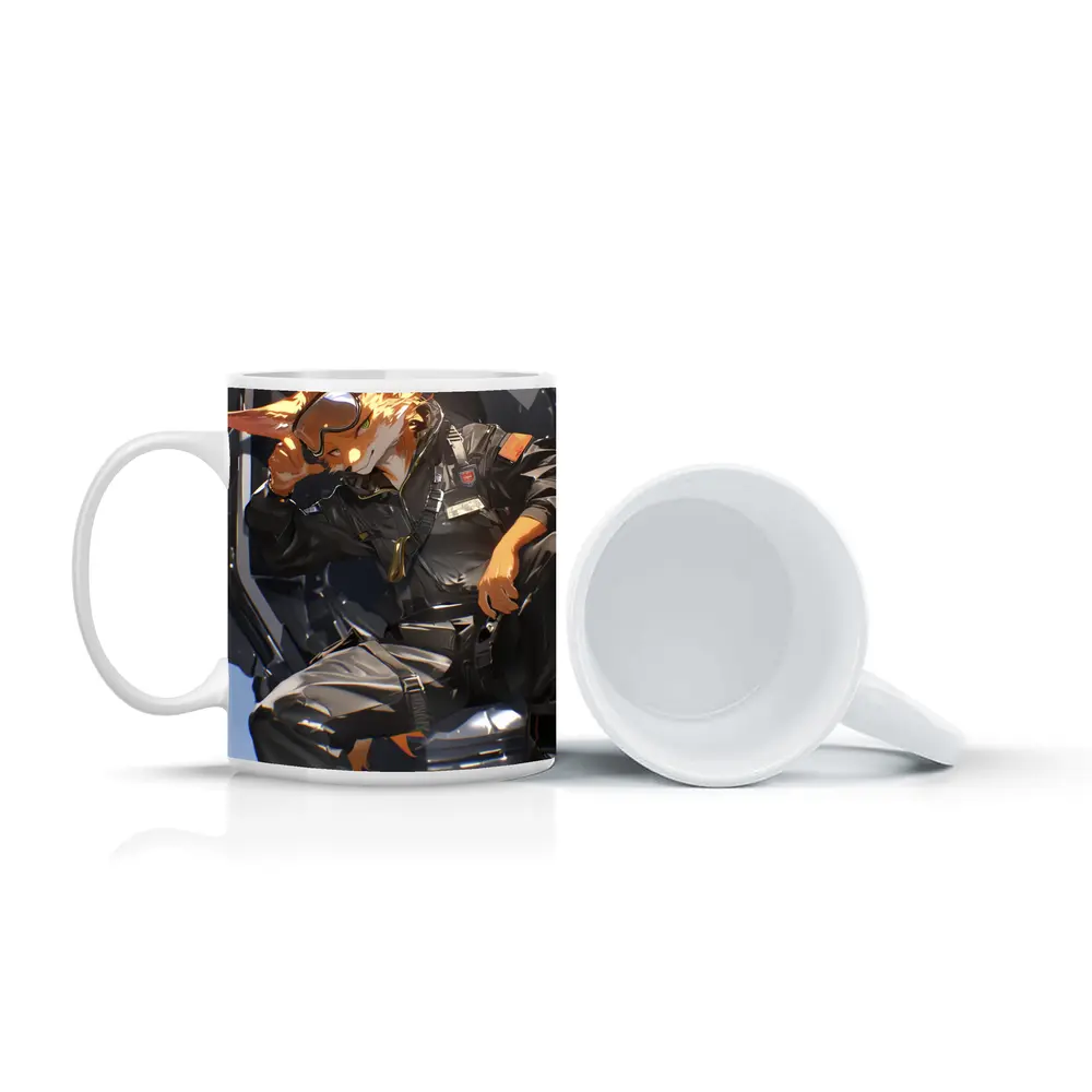 Fox Pilot Anime Art Fighter Jet – Mugs