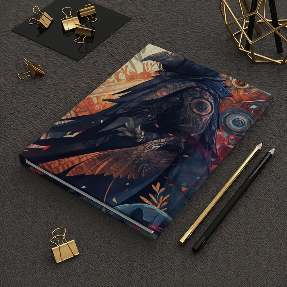 Plague Doctor Dark Fantasy Ornate Background – Notebooks