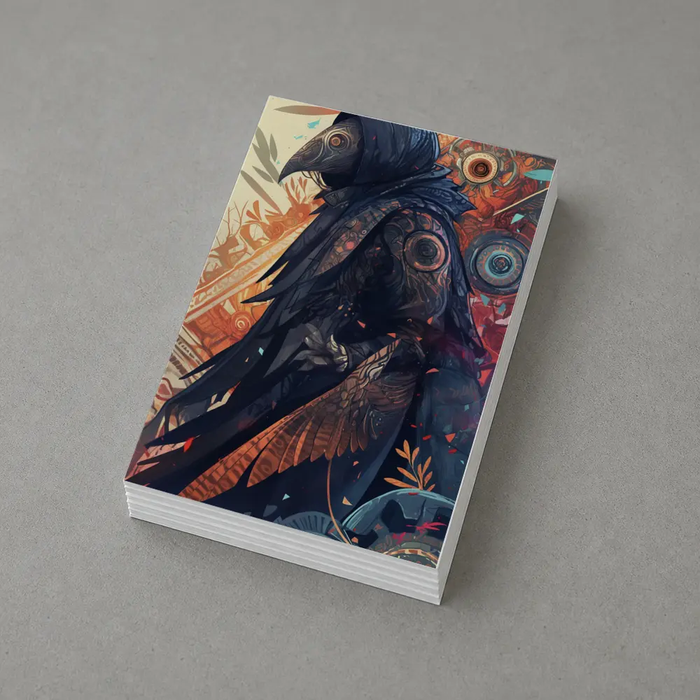 Plague Doctor Dark Fantasy Ornate Background – Postcards