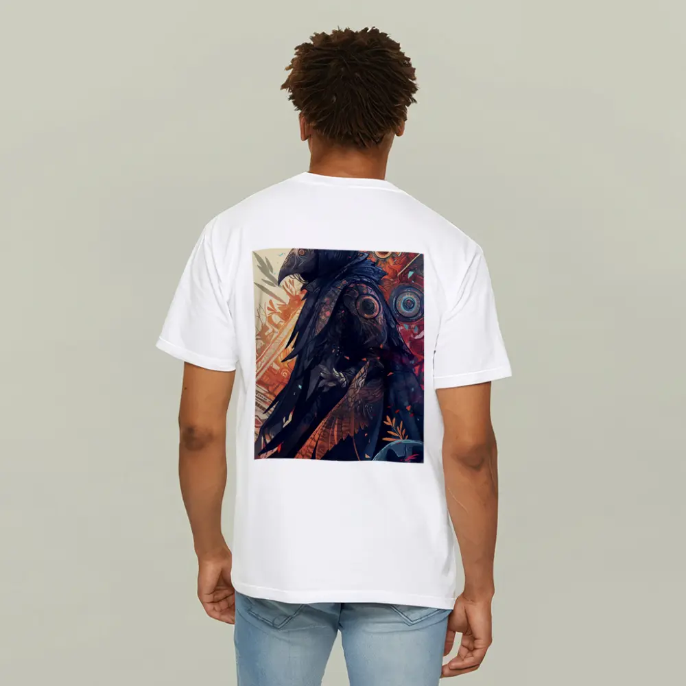 Plague Doctor Dark Fantasy Ornate Background – T-Shirts