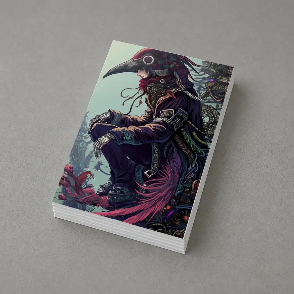 Plague Doctor Steampunk Fantasy Dark Art – Postcards