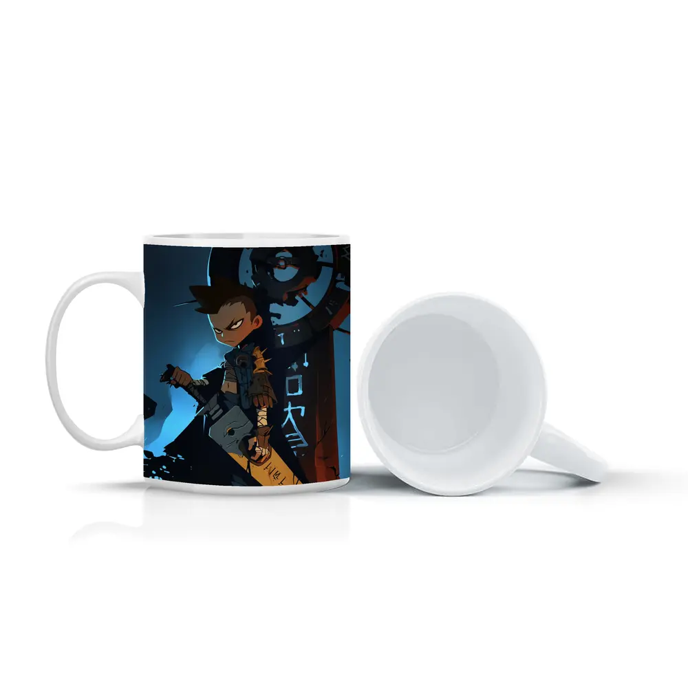 Anime Warrior Boy Dark Fantasy Art – Mugs