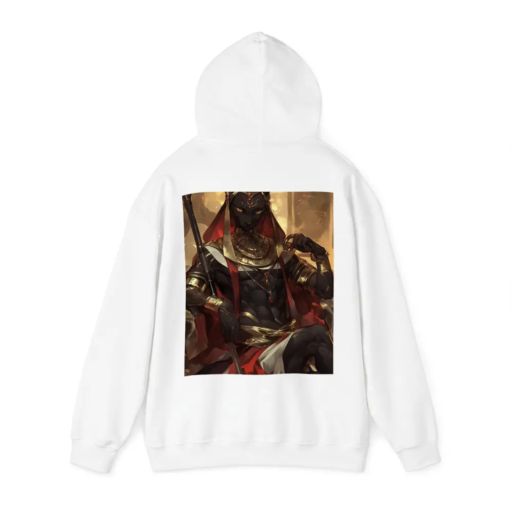 Egyptian Cat God Golden Throne Fantasy Art – Hoodies