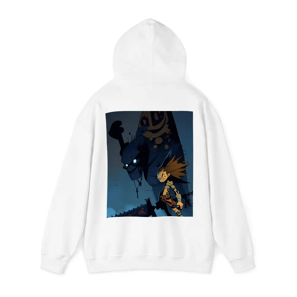 Anime Boy Dark Monster Night Scene – Hoodies