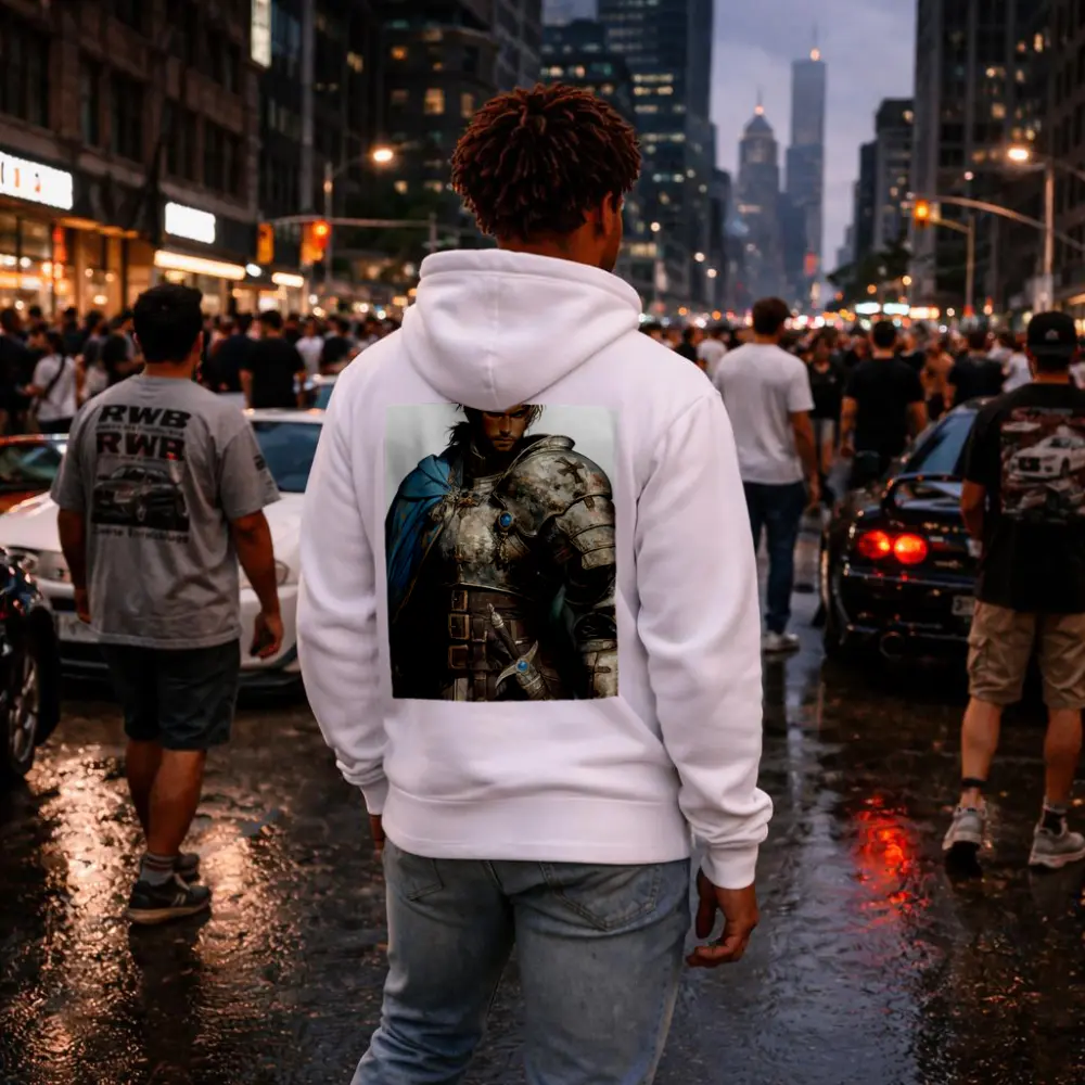 Armored Knight Warrior Anime Fantasy Art – Hoodies