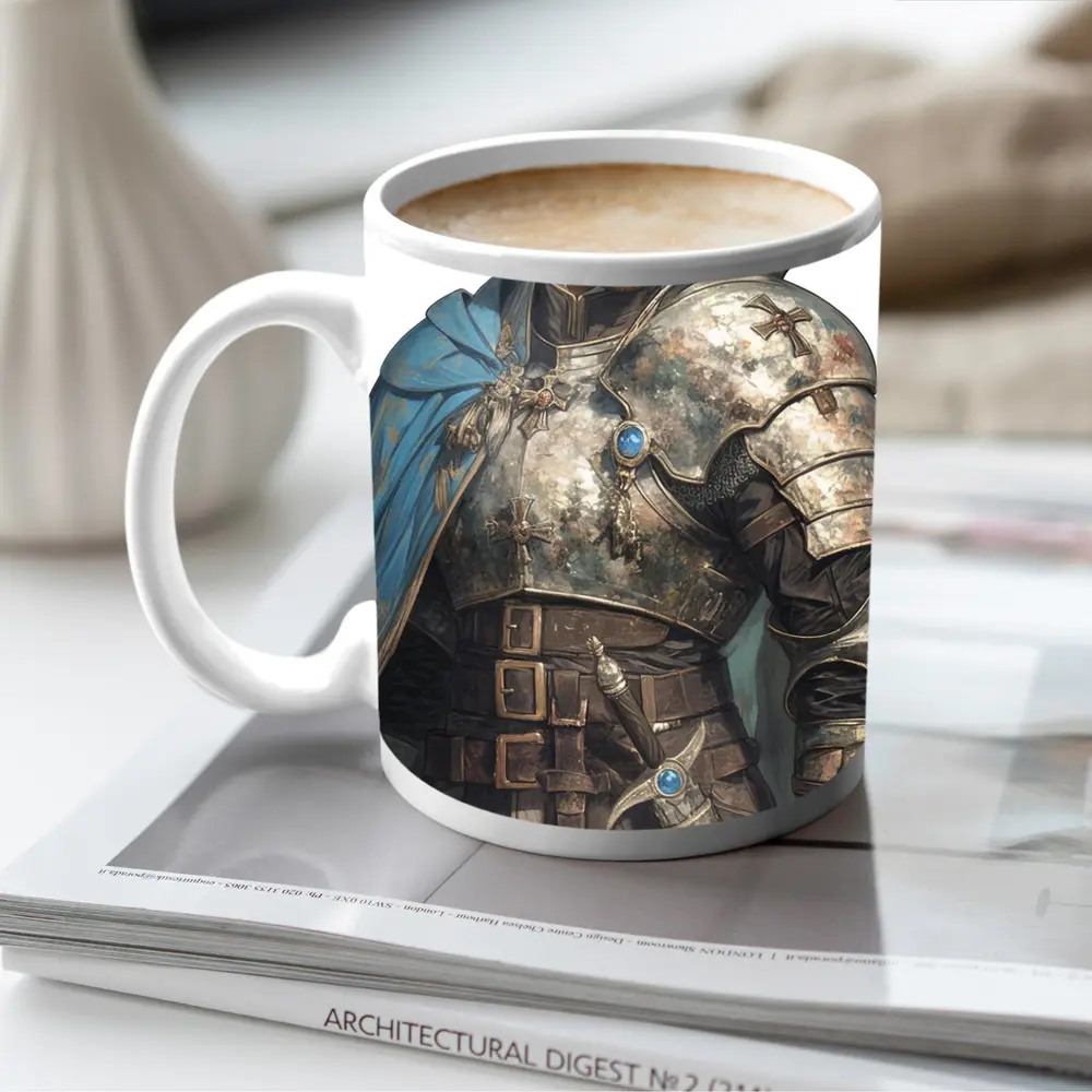 Armored Knight Warrior Anime Fantasy Art – Mugs
