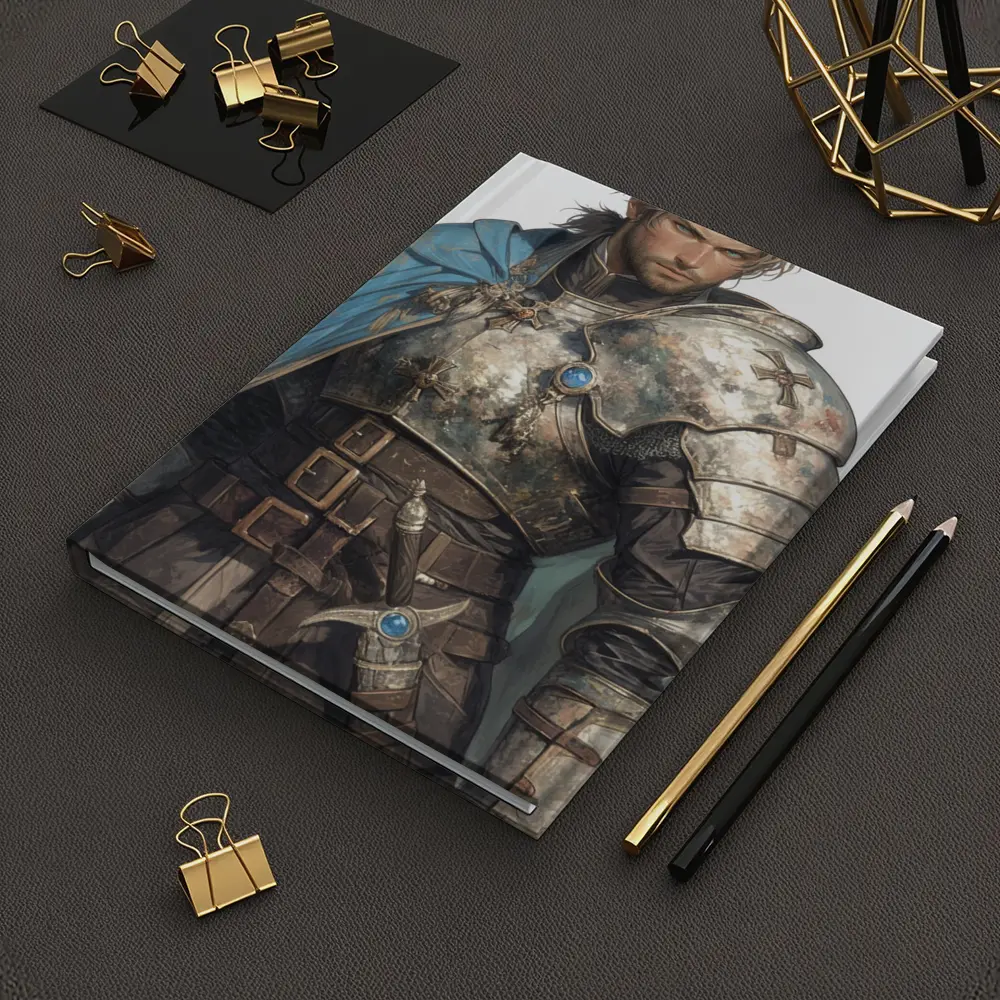 Armored Knight Warrior Anime Fantasy Art – Notebooks