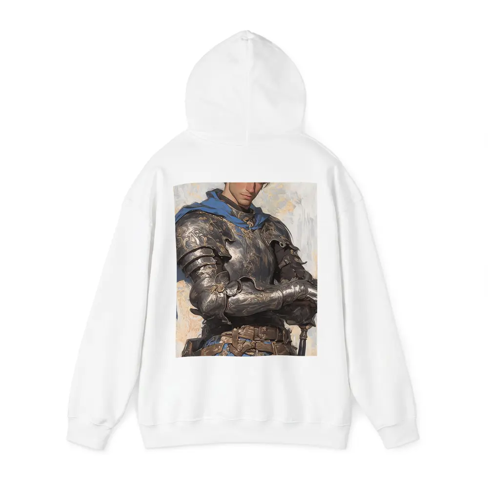 Knight Warrior Blue Cape Fantasy Art – Hoodies