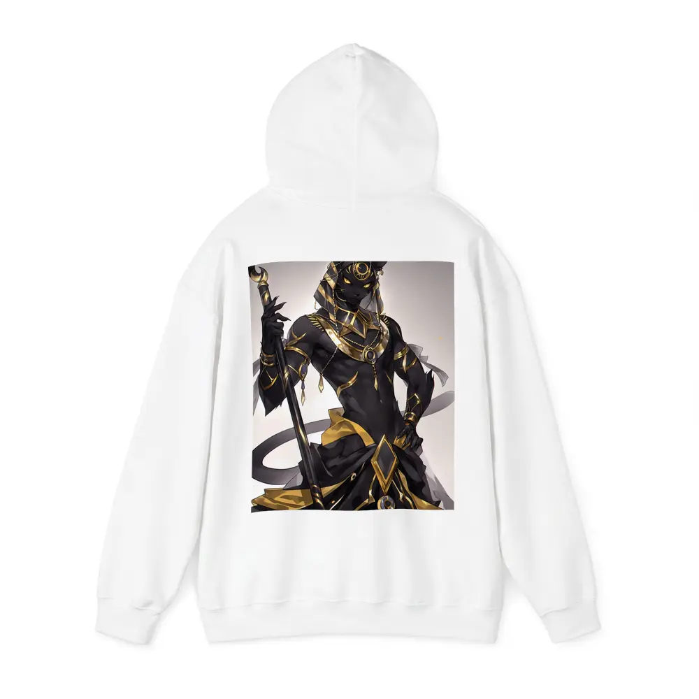 Anime Egyptian Cat God Black Gold – Hoodies
