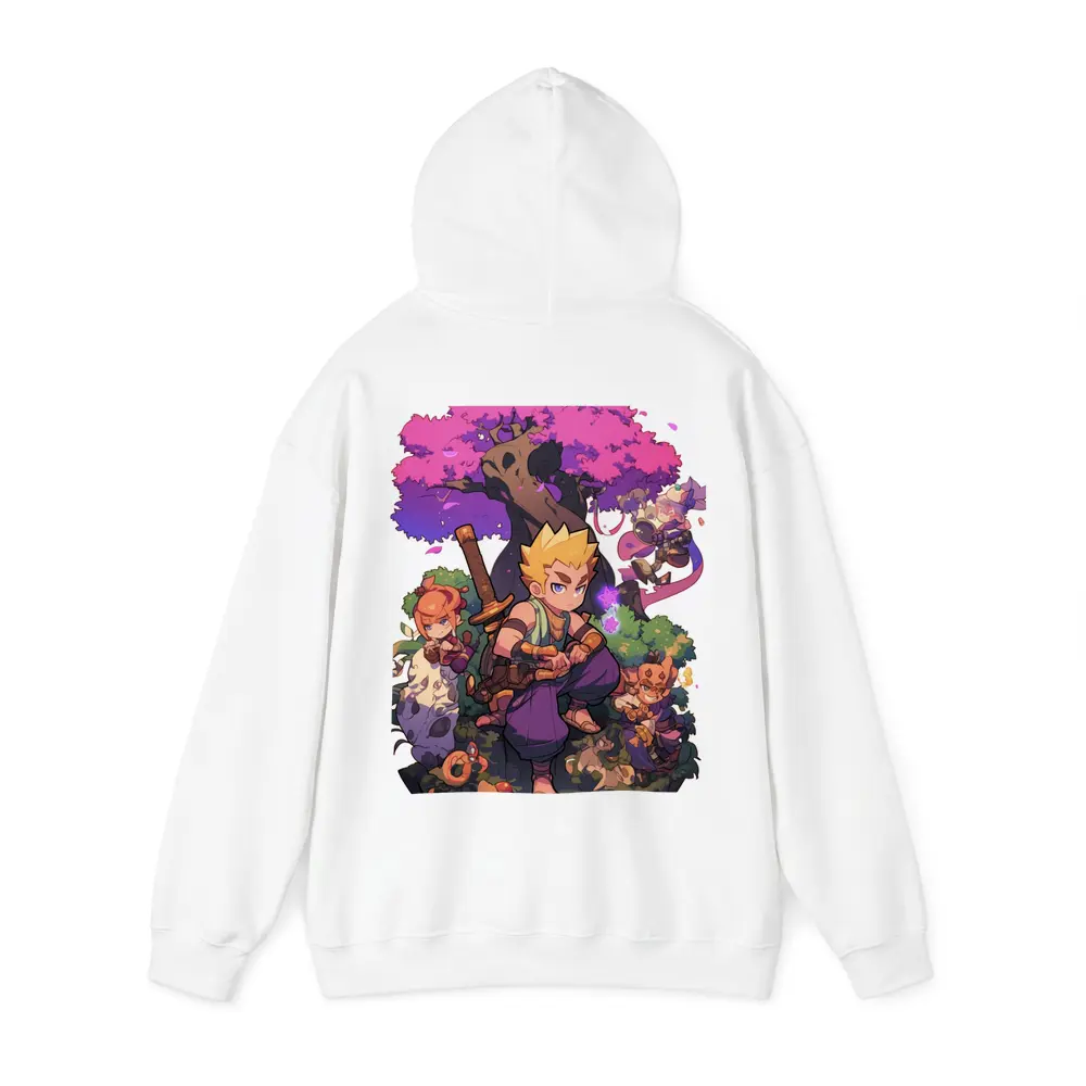Anime Warrior Boy Fantasy Forest Adventure – Hoodies