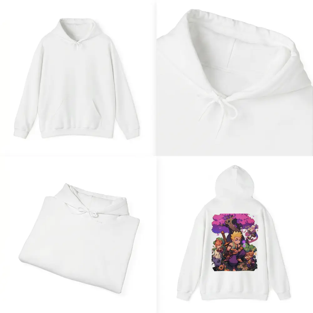 Anime Warrior Boy Fantasy Forest Adventure – Hoodies
