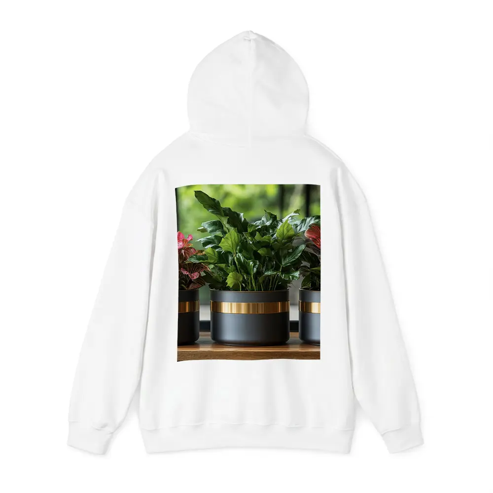 Dark Matte Pots Gold Band Indoor Plants – Hoodies