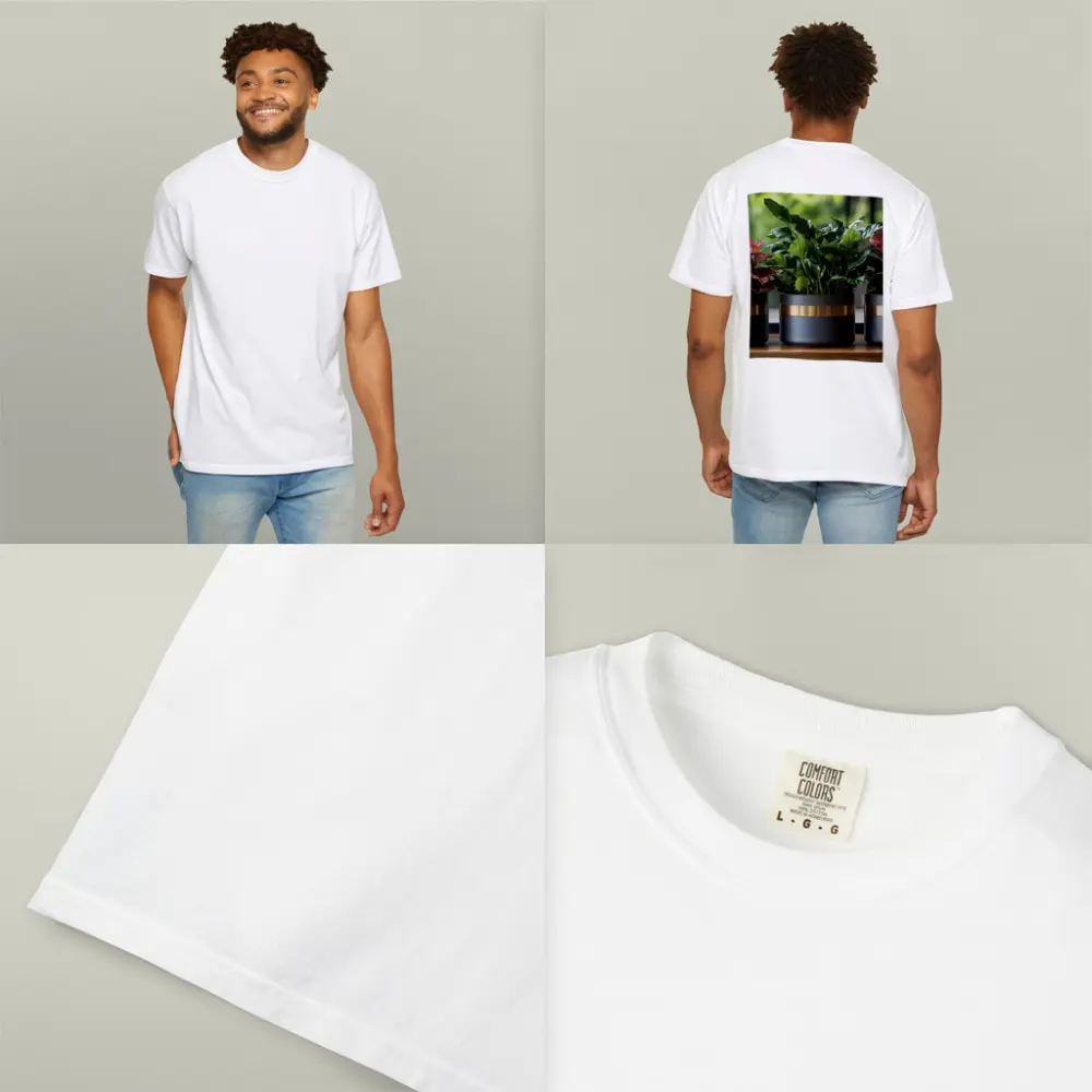 Dark Matte Pots Gold Band Indoor Plants – T-Shirts