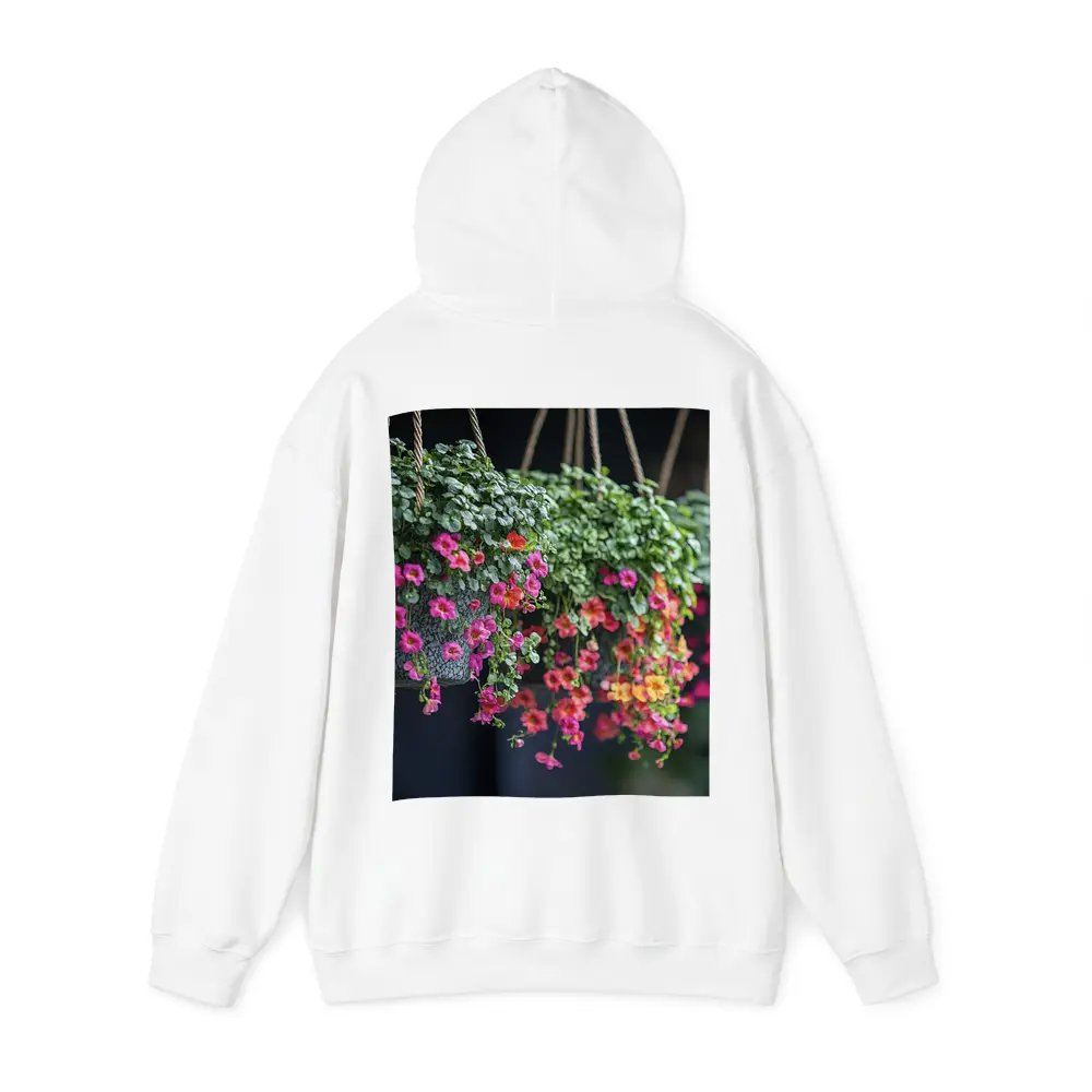 Pink Calibrachoa Flowers Hanging Basket Garden – Hoodies