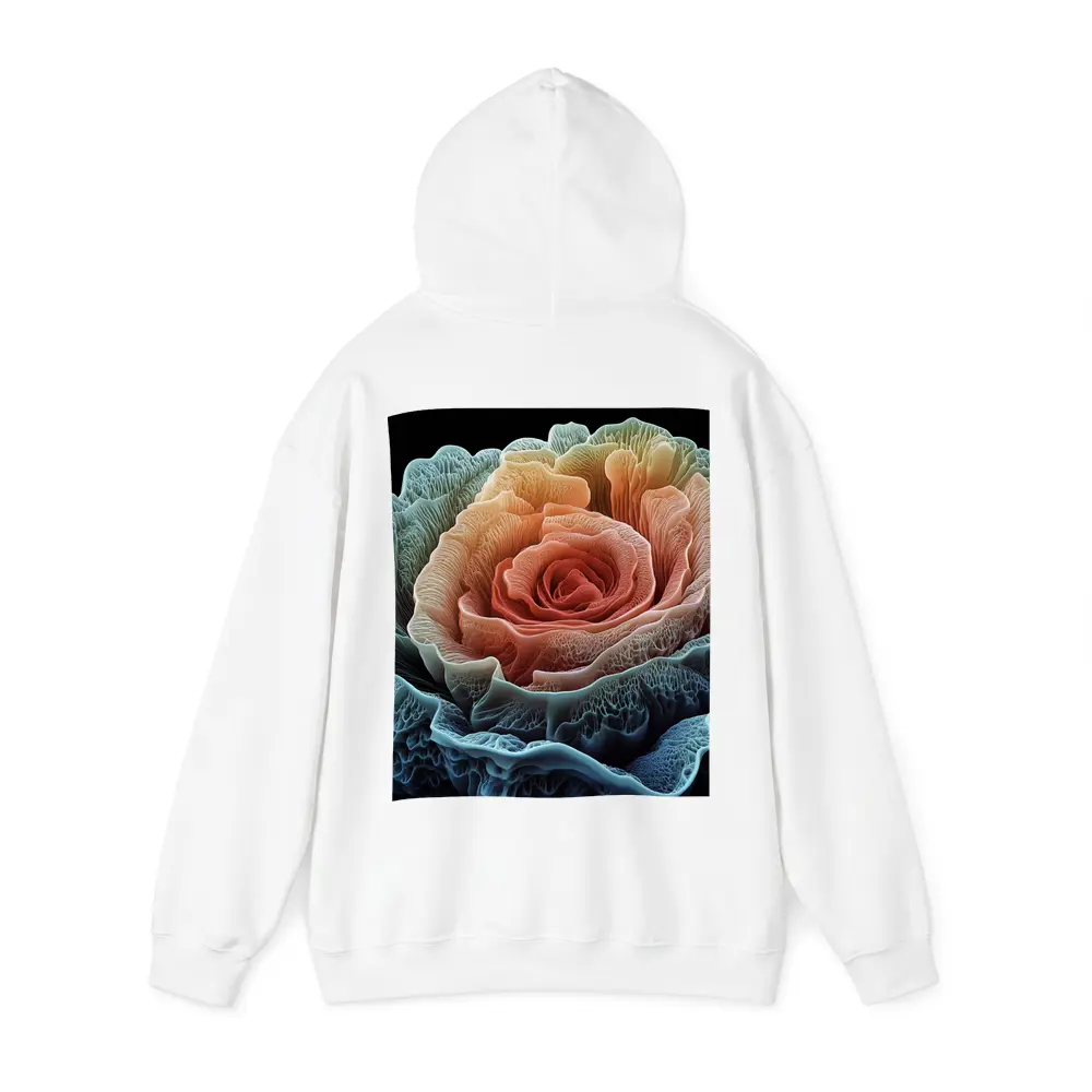 Rose Macro Bloom Black Background Art – Hoodies