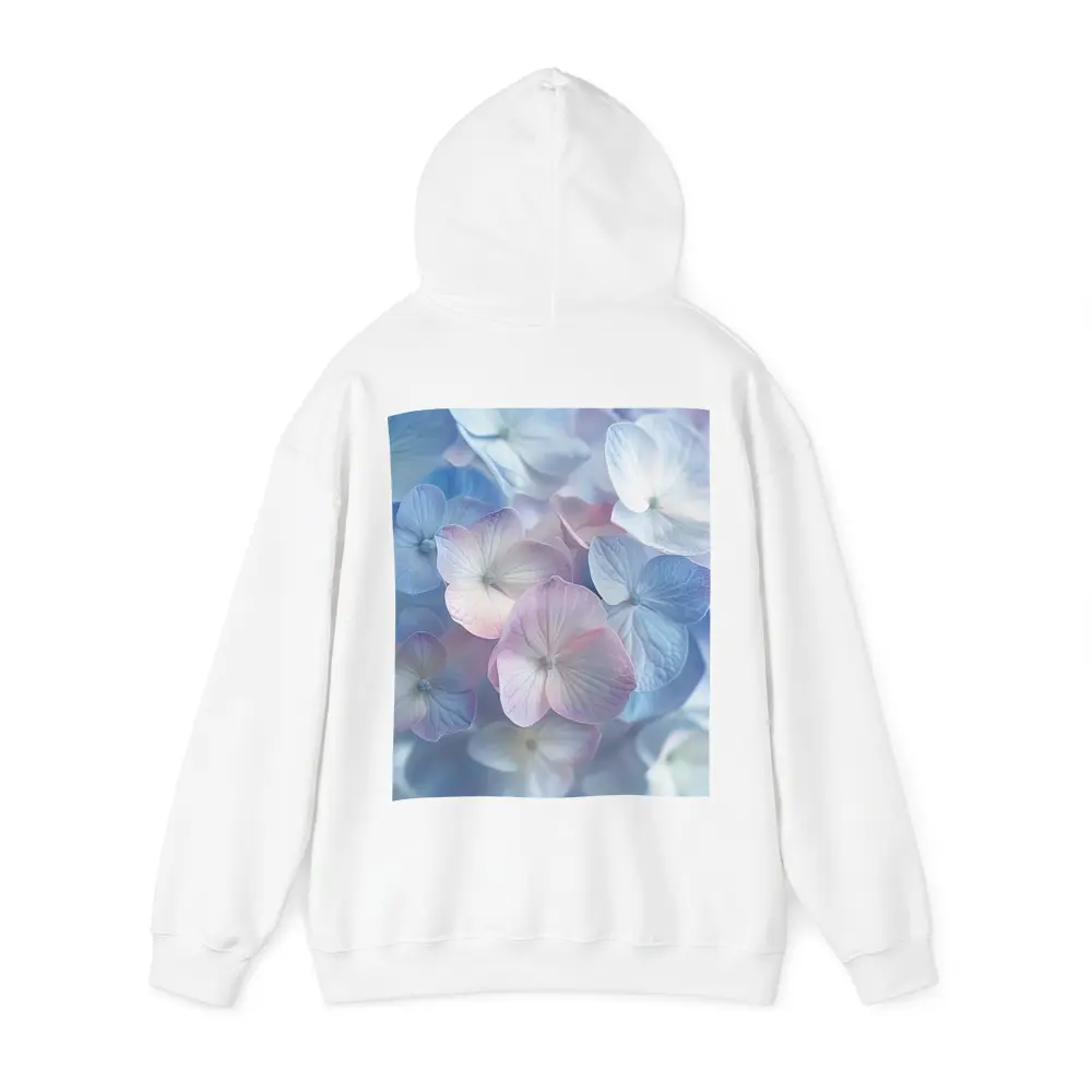 Soft Pastel Hydrangea Flowers Close Up – Hoodies