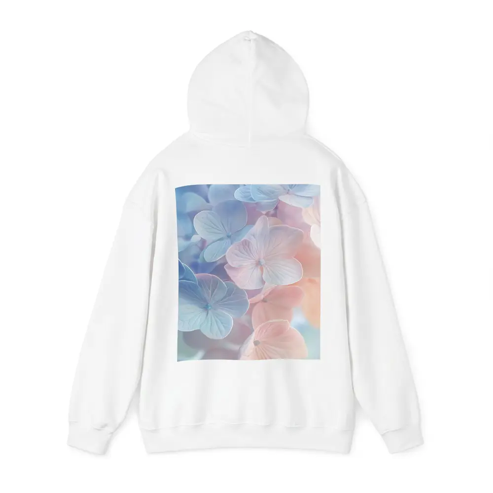 Soft Pastel Hydrangea Flowers Close Up – Hoodies