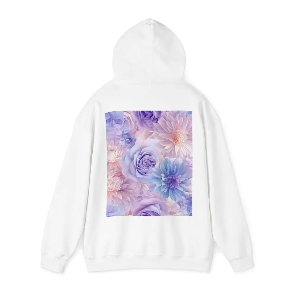 Pastel Roses Daisies Soft Floral Pattern – Hoodies