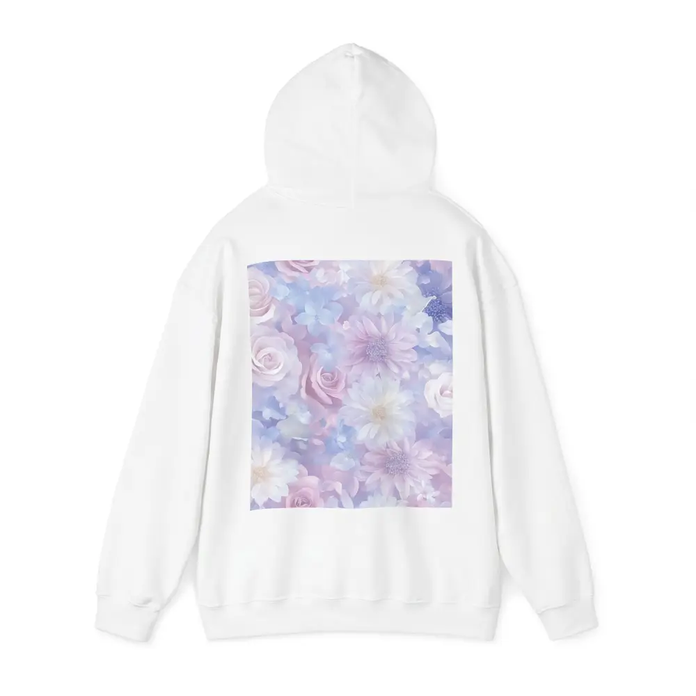 Soft Pastel Roses Daisies Floral Pattern – Hoodies