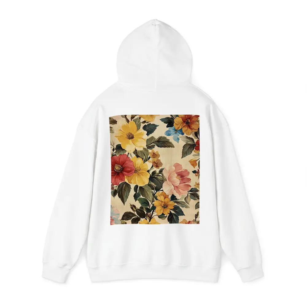 Vintage Floral Pattern Beige Botanical Background – Hoodies