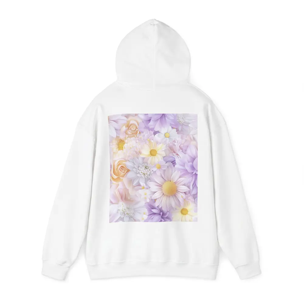 Soft Pastel Daisies Roses Floral Pattern – Hoodies