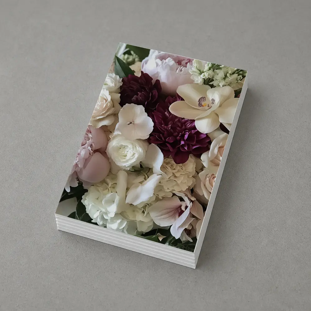 Peonies Roses Orchids Dahlia Floral Bouquet – Postcards