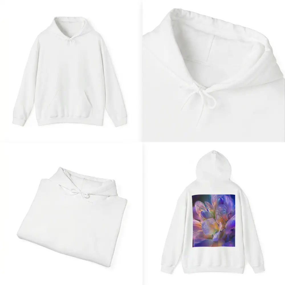 Purple Freesia Flower Close Up Macro – Hoodies