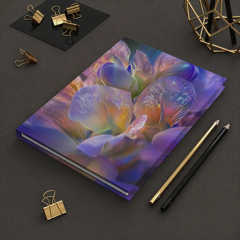 Purple Freesia Flower Close Up Macro – Notebooks