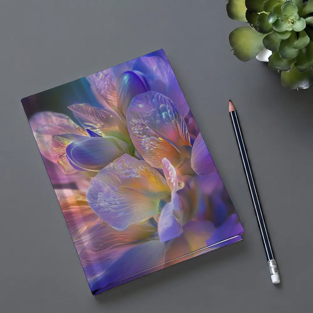 Purple Freesia Flower Close Up Macro – Notebooks