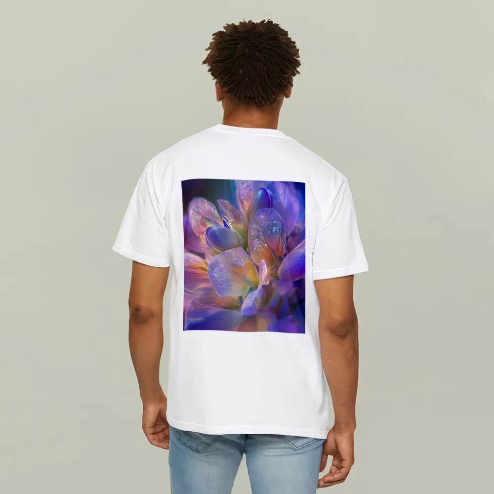 Purple Freesia Flower Close Up Macro – T-Shirts