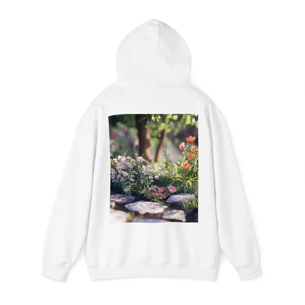 Garden Path Wildflowers Stone Steps Summer – Hoodies