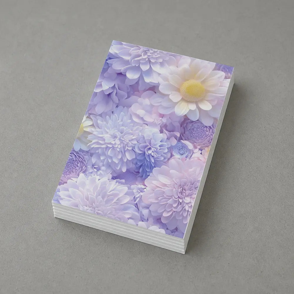 Pastel Purple Daisy Chrysanthemum Floral Mix – Postcards